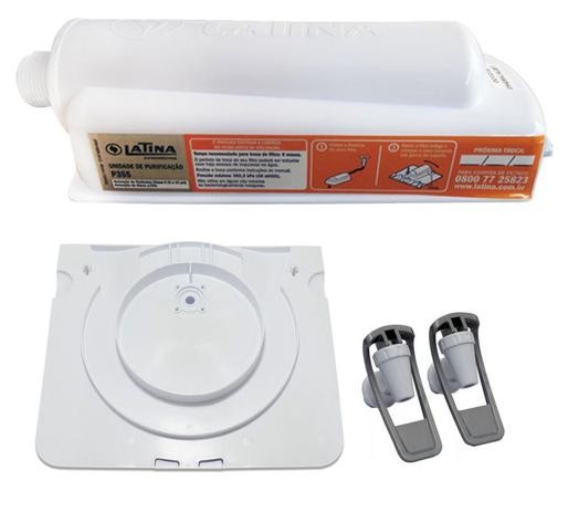 Kit Refil Filtro P355 + Suporte + Torneira Pa355 Latina Menor preço em Kit Refil Filtro P355 + Suporte + Torneira Pa355 Latina