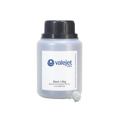 Kit Refil Toner para Brother TN 210 TN 230 Black 140g + Engrenagem - Valejet Menor preço em Kit Refil Toner para Brother TN 210 TN 230 Black 140g + Engrenagem - Valejet