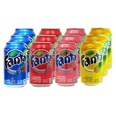 Kit refrigerante fanta 12 unid 355ml Menor preço em Kit refrigerante fanta 12 unid 355ml