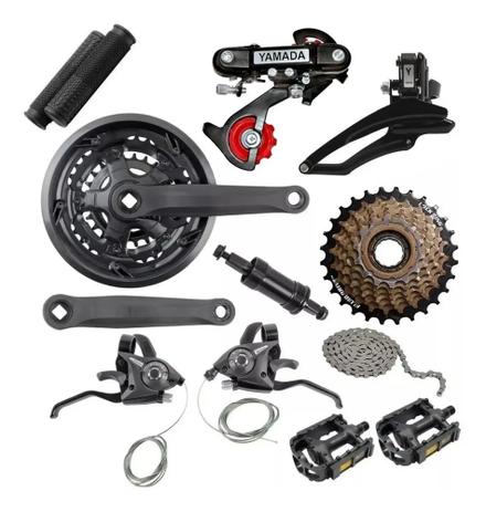 Kit Relação Bike Pedivela Catraca Corrente Câmbios 21 Rapids - Yamada Menor preço em Kit Relação Bike Pedivela Catraca Corrente Câmbios 21 Rapids - Yamada