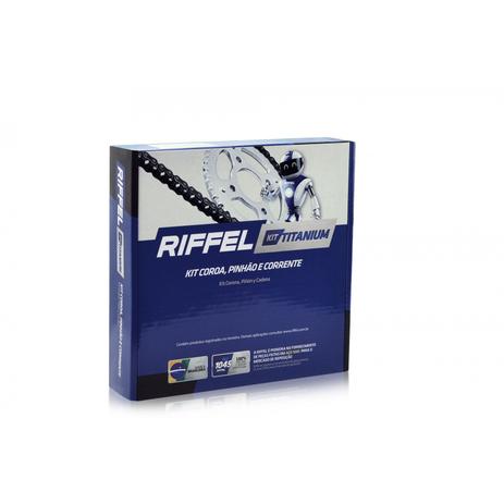 Kit Relação Cg 125 Fan (05-08)Titanium C/ Corrente - Riffel Menor preço em Kit Relação Cg 125 Fan (05-08)Titanium C/ Corrente - Riffel