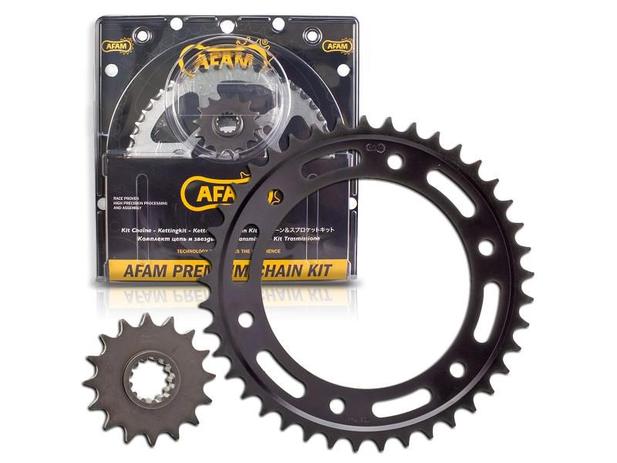 Kit Relação com Coroa e Pinhão para Honda CBR 600 RR 2007/.. 41 + 16D e Passo 525 - Afam Menor preço em Kit Relação com Coroa e Pinhão para Honda CBR 600 RR 2007/.. 41 + 16D e Passo 525 - Afam