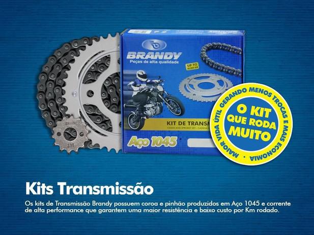 Kit Relação Comet 150 46X15 428H118 (BRANDY) Menor preço em Kit Relação Comet 150 46X15 428H118 (BRANDY)