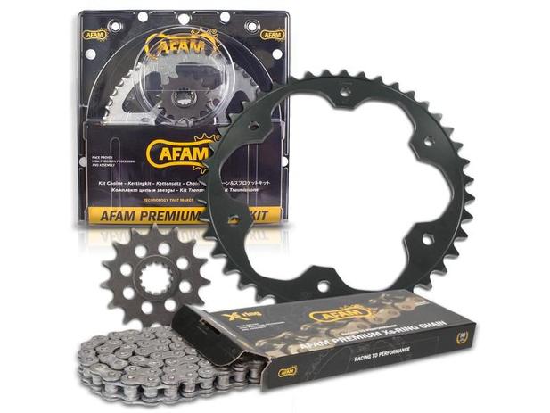 Kit Relação Completo Corrente Coroa e Pinhão com Retentor para BMW F 800R 525 x 120L 44+16D - Afam Menor preço em Kit Relação Completo Corrente Coroa e Pinhão com Retentor para BMW F 800R 525 x 120L 44+16D - Afam