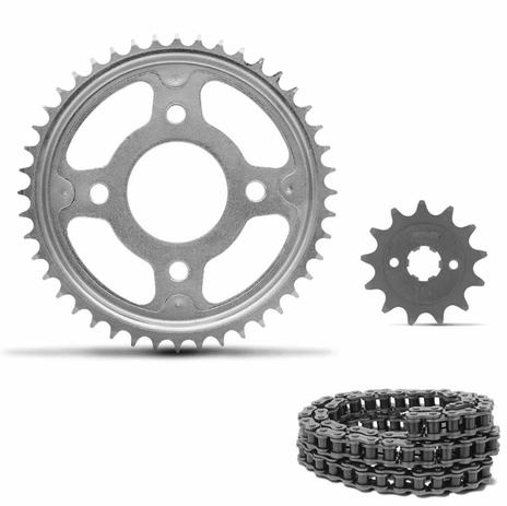 Kit Relação Moto Ybr 125 43T 14T 428H 118L Top - Omax Menor preço em Kit Relação Moto Ybr 125 43T 14T 428H 118L Top - Omax