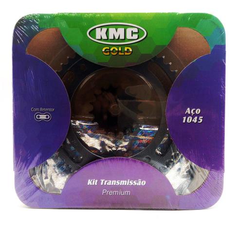 Kit Relação Transmissão Bros 150 KMC Com Retentor Aço 1045 é boa?