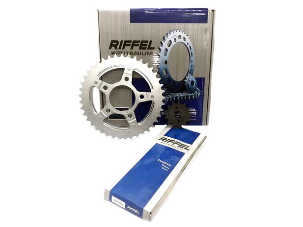 Kit Relação Transmissão cbx200 Strada 1994 a 2003 - Riffel Menor preço em Kit Relação Transmissão cbx200 Strada 1994 a 2003 - Riffel