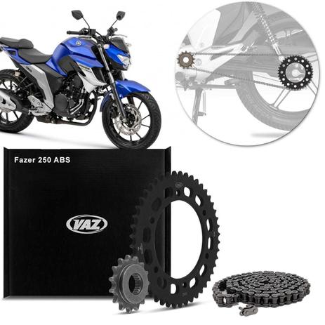 Kit Relação Transmissão Com Retentor Yamaha Fazer 250 ABS 2018 2018 Vaz Xtreme Y04594X é boa?