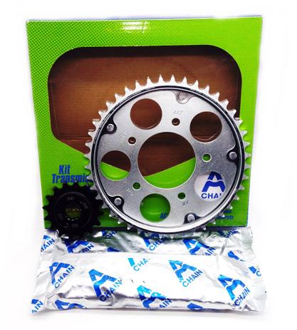 Kit Relação Transmissão Honda Shadow 600 Com Rententor - Am gold Menor preço em Kit Relação Transmissão Honda Shadow 600 Com Rententor - Am gold
