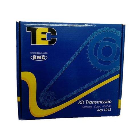 Kit Relação Transmissão Titan / Fan 160 TEC S/ Ret Aço 1045 Menor preço em Kit Relação Transmissão Titan / Fan 160 TEC S/ Ret Aço 1045