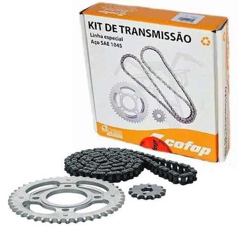 Kit Relação Transmissão Tração Biz 100 98/06 Cofap Aço 1045 Menor preço em Kit Relação Transmissão Tração Biz 100 98/06 Cofap Aço 1045