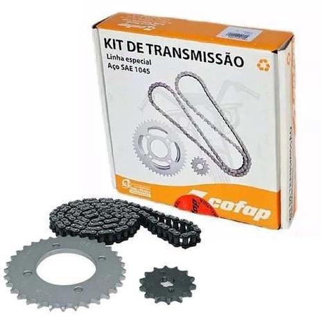 Kit Relação Transmissão Tração Biz 125 Cofap Aço 1045 Menor preço em Kit Relação Transmissão Tração Biz 125 Cofap Aço 1045