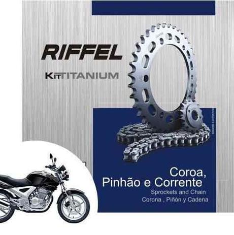 Kit Relação Transmissão Tração Twister CBX 250 Riffel Aço 1045 Menor preço em Kit Relação Transmissão Tração Twister CBX 250 Riffel Aço 1045