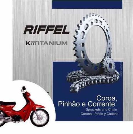 Kit Relação Transmissão Tração Web 100 Riffel Aço 1045 é boa?