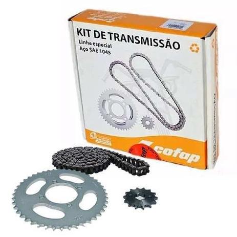 Kit Relação Transmissão Tração Ybr 125 Factor 125 Todas Cofap Aço 1045 Menor preço em Kit Relação Transmissão Tração Ybr 125 Factor 125 Todas Cofap Aço 1045
