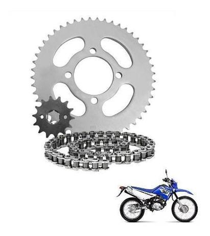 Kit Relação Transmissão Yamaha Xtz 125 Modelo Original - MHX/VINI/GP/IMPORT Menor preço em Kit Relação Transmissão Yamaha Xtz 125 Modelo Original - MHX/VINI/GP/IMPORT