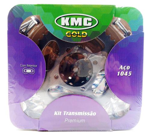Kit Relação Transmissão Ybr125 Factor 125 Kmc C/Ret Aço 1045 Menor preço em Kit Relação Transmissão Ybr125 Factor 125 Kmc C/Ret Aço 1045
