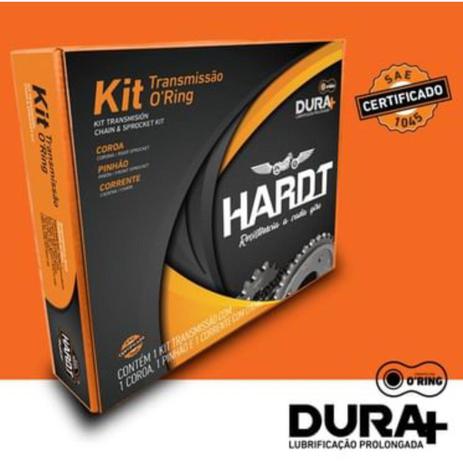 KIT RELAÇÃO YAMAHA FAZER 250cc HARDT COM RETENTOR 2006 Á 2017 Menor preço em KIT RELAÇÃO YAMAHA FAZER 250cc HARDT COM RETENTOR 2006 Á 2017