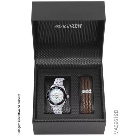 Kit Relogio Magnum MA32612D Menor preço em Kit Relogio Magnum MA32612D