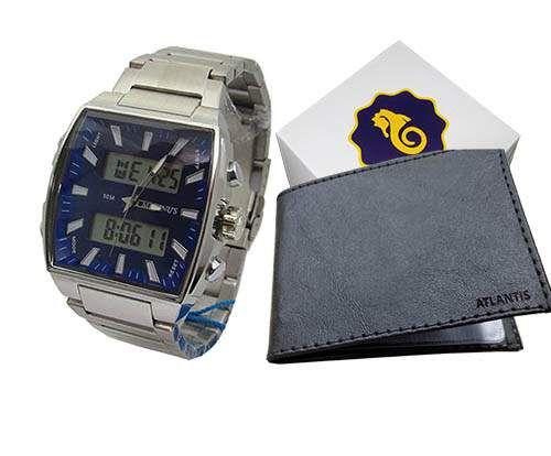 Kit relogio masculino atlantis com carteira g3350stk1 Menor preço em Kit relogio masculino atlantis com carteira g3350stk1