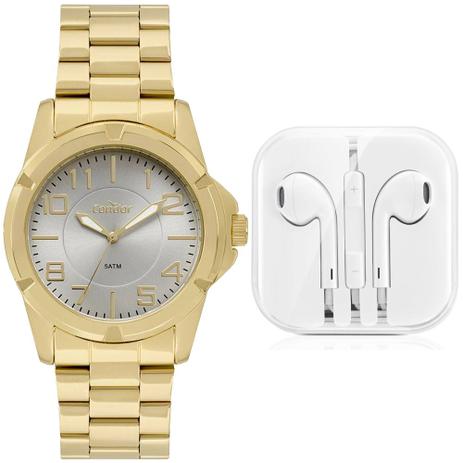 Kit Relógio Masculino Condor Casual CO2035KXD/K4C - Dourado Menor preço em Kit Relógio Masculino Condor Casual CO2035KXD/K4C - Dourado