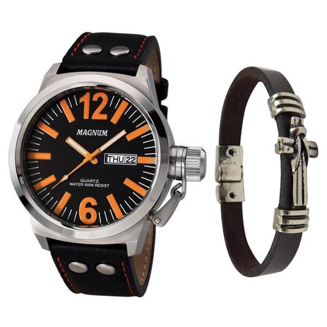 Kit Relogio Masculino Magnum Preto MA31524C é ruim? Kit Relogio Masculino Magnum Preto MA31524C é boa?