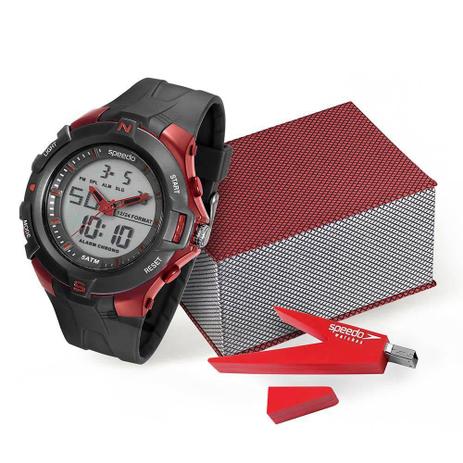 Kit Relógio Masculino Speedo Analógico e digital 81136G0EVNP1K1 + Pen Drive Menor preço em Kit Relógio Masculino Speedo Analógico e digital 81136G0EVNP1K1 + Pen Drive