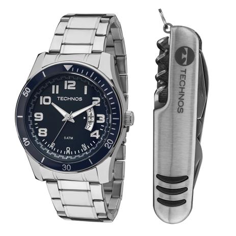 Kit Relógio Masculino Technos Prata com Canivete 2115KSL/1A é ruim? Kit Relógio Masculino Technos Prata com Canivete 2115KSL/1A é boa?