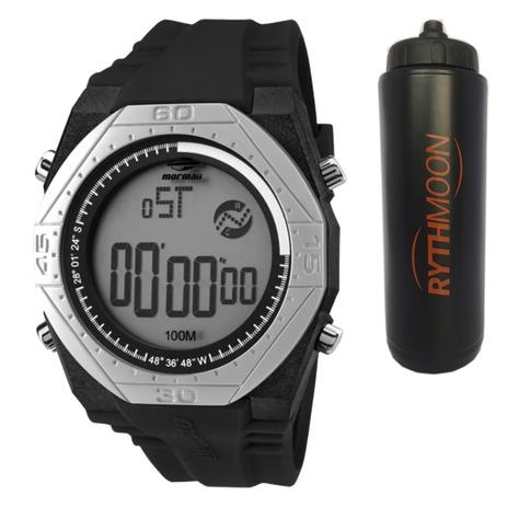 Kit Relógio Mormaii Masculino Nautique MO3374C/8P + Squeeze Automático 1lt - Rythmoon Menor preço em Kit Relógio Mormaii Masculino Nautique MO3374C/8P + Squeeze Automático 1lt - Rythmoon