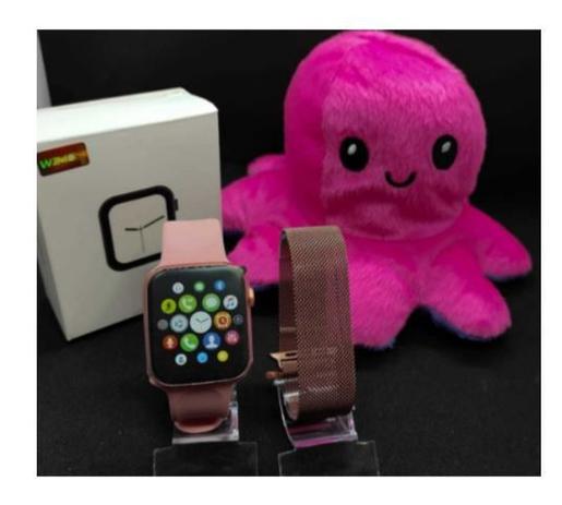 smartwatch w34s rosa