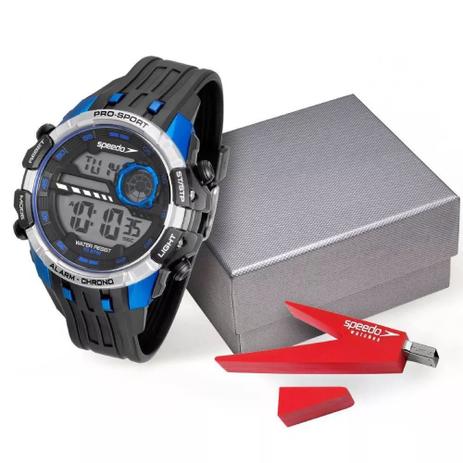 Kit Relógio Speedo Masculino Digital Preto 81134g0evnp1k1 Com Pen Drive Menor preço em Kit Relógio Speedo Masculino Digital Preto 81134g0evnp1k1 Com Pen Drive