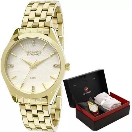 Kit Relógio Technos Feminino Elegance Com Lenço 2036lov/K4b Menor preço em Kit Relógio Technos Feminino Elegance Com Lenço 2036lov/K4b