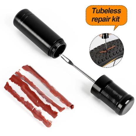 Kit Remendo Tubeless + Macarrão Bicicleta P/ Pneu Sem Camera - jws Menor preço em Kit Remendo Tubeless + Macarrão Bicicleta P/ Pneu Sem Camera - jws