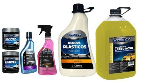 Kit Renova Plastico Rejuvex Limpador Multiação Vonixx Menor preço em Kit Renova Plastico Rejuvex Limpador Multiação Vonixx