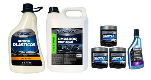 Kit Renova Plasticos Rejuvex Limpador Multiação Vonixx Menor preço em Kit Renova Plasticos Rejuvex Limpador Multiação Vonixx
