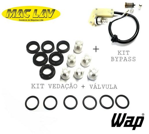 Kit Reparo Completo Wap Podium + Válvula Bypass Modelo Novo Menor preço em Kit Reparo Completo Wap Podium + Válvula Bypass Modelo Novo