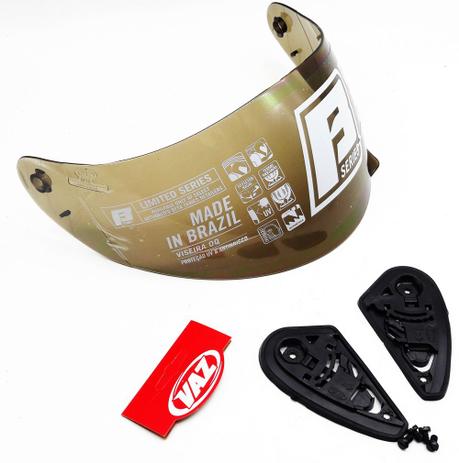 Kit Reparo e Viseira Fumê Capacete Vaz V15 M15 Original Menor preço em Kit Reparo e Viseira Fumê Capacete Vaz V15 M15 Original