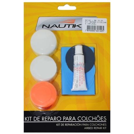 Menor preço em Kit Reparo Para Colchão Inflável Nautika + Tampas
