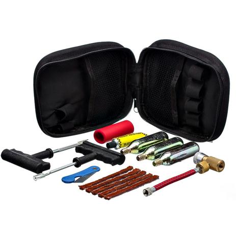 Kit Reparo Remendo Furo Pneu Moto Com 3 Cápsulas Co2 Bering Menor preço em Kit Reparo Remendo Furo Pneu Moto Com 3 Cápsulas Co2 Bering