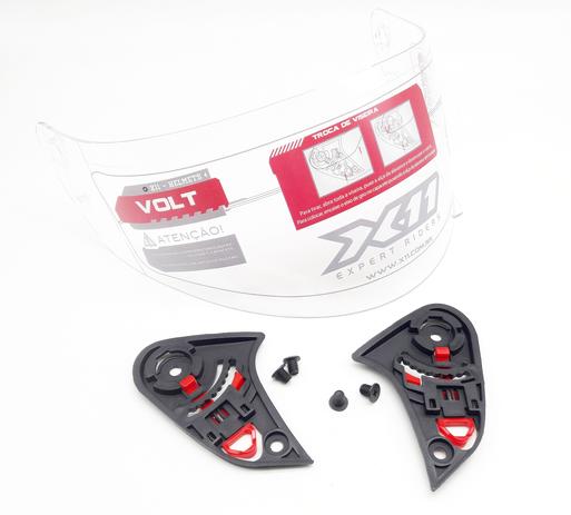Kit Reparo + Viseira Cristal Capacete X11 Volt é boa?