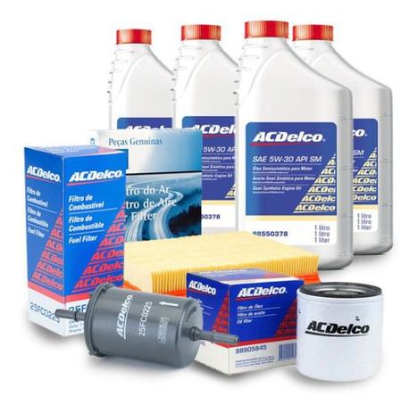 Kit Revisão Acdelco 5w30 GM Onix 1.0 1.4 Joy LS LT LTZ 12 16 Menor preço em Kit Revisão Acdelco 5w30 GM Onix 1.0 1.4 Joy LS LT LTZ 12 16