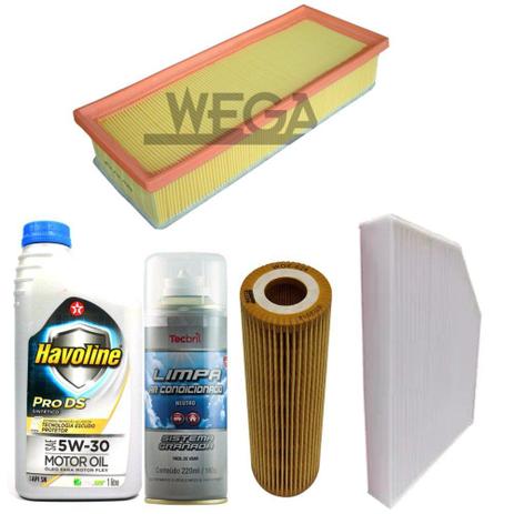 Kit Revisão Audi A4 1.8 20v Tfsi 2014 Em Diante - Wega havoline e tecbril Menor preço em Kit Revisão Audi A4 1.8 20v Tfsi 2014 Em Diante - Wega havoline e tecbril