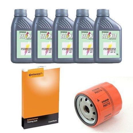 Kit revisão correia comando de valvulas + oleo 5w30 selenia + filtro de oleo - siena 2000 a 2006 - kit00056 - Contitech Menor preço em Kit revisão correia comando de valvulas + oleo 5w30 selenia + filtro de oleo - siena 2000 a 2006 - kit00056 - Contitech