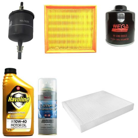 Kit Revisão Fox 1.6 16v Flex 2014 Em Diante - Wega Havoline E Tecbril Menor preço em Kit Revisão Fox 1.6 16v Flex 2014 Em Diante - Wega Havoline E Tecbril