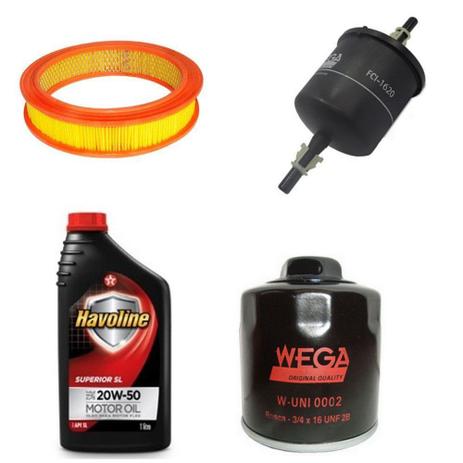 Kit Revisão Gol 1.0 8v 1996 Até 2002 - Wega e havoline Menor preço em Kit Revisão Gol 1.0 8v 1996 Até 2002 - Wega e havoline