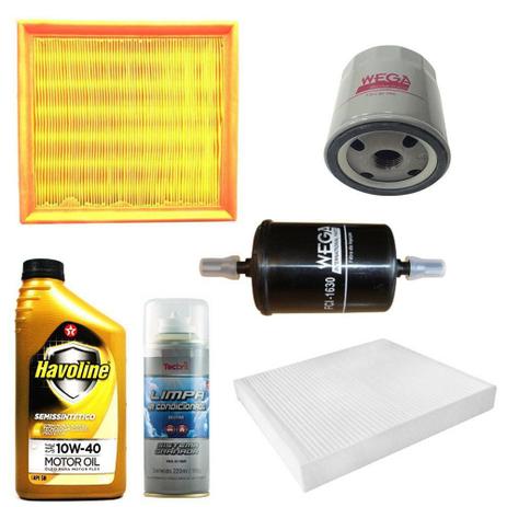 Kit Revisão Gol 1.6 16v Flex 2014 Em Diante - Wega Havoline E Tecbril Menor preço em Kit Revisão Gol 1.6 16v Flex 2014 Em Diante - Wega Havoline E Tecbril
