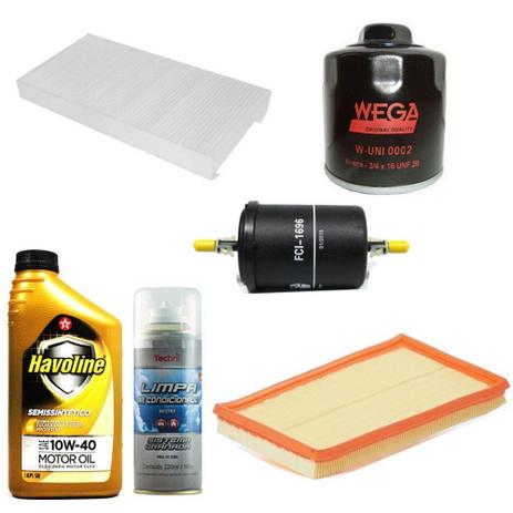 Kit Revisão Gol Parati 1.0 16v 2001 Até 2004 - Wega havoline e tecbril Menor preço em Kit Revisão Gol Parati 1.0 16v 2001 Até 2004 - Wega havoline e tecbril