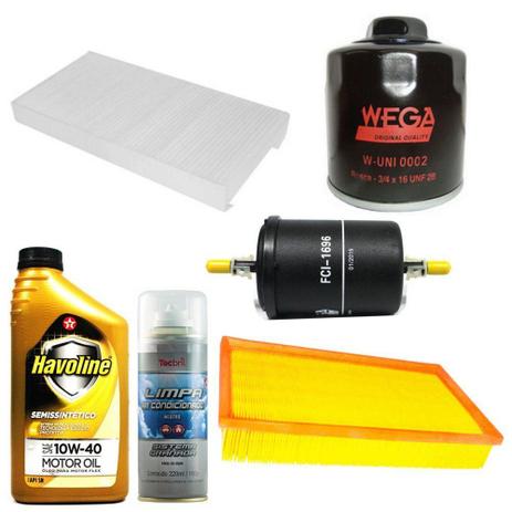 Kit Revisão Gol Parati Saveiro 1.6 8v 2003 Até 2008 - Wega havoline e tecbril Menor preço em Kit Revisão Gol Parati Saveiro 1.6 8v 2003 Até 2008 - Wega havoline e tecbril