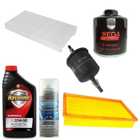 Kit Revisão Gol Saveiro 1.8 8v 1997 Até 2002 - Wega havoline e tecbril Menor preço em Kit Revisão Gol Saveiro 1.8 8v 1997 Até 2002 - Wega havoline e tecbril