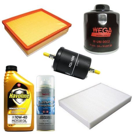 Kit Revisão Golf 1.6 8v 2006 Até 2007 - Wega Havoline E Tecbril Menor preço em Kit Revisão Golf 1.6 8v 2006 Até 2007 - Wega Havoline E Tecbril